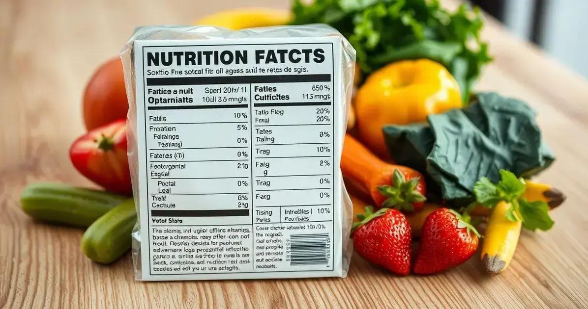 como interpretar rótulos nutricionais