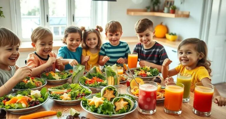 alimentação saudável para crianças