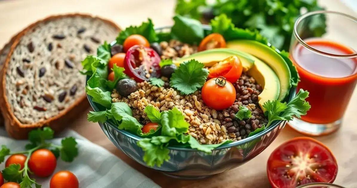 alimentação vegetariana equilibrada