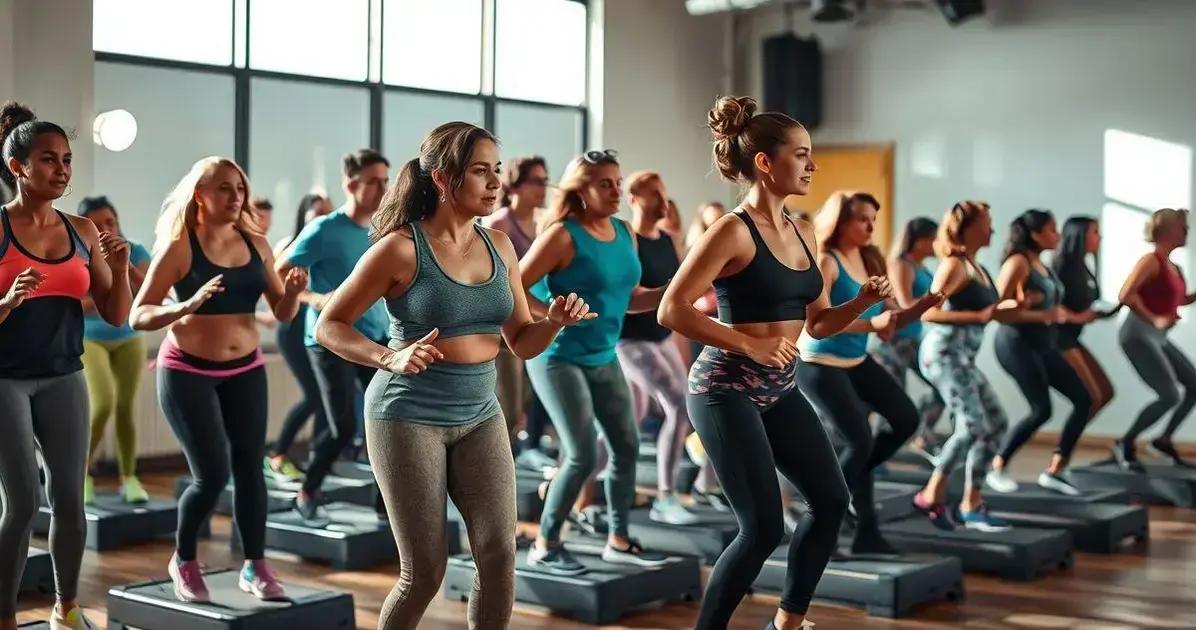 aulas de step para tonificar pernas