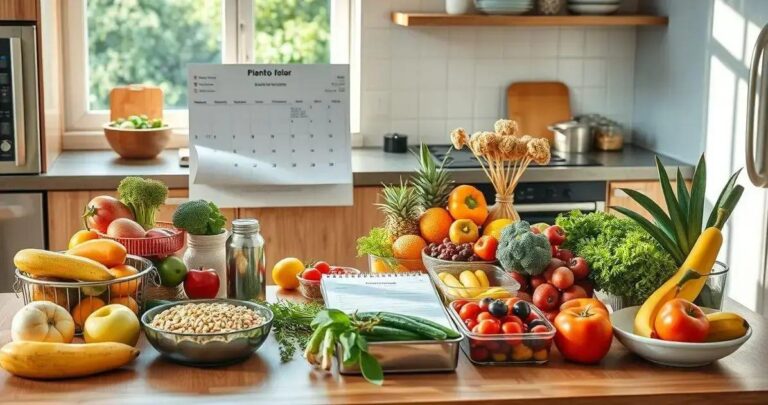 como montar um plano alimentar semanal