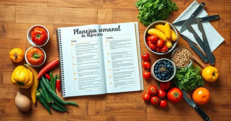 planejamento de refeições semanal