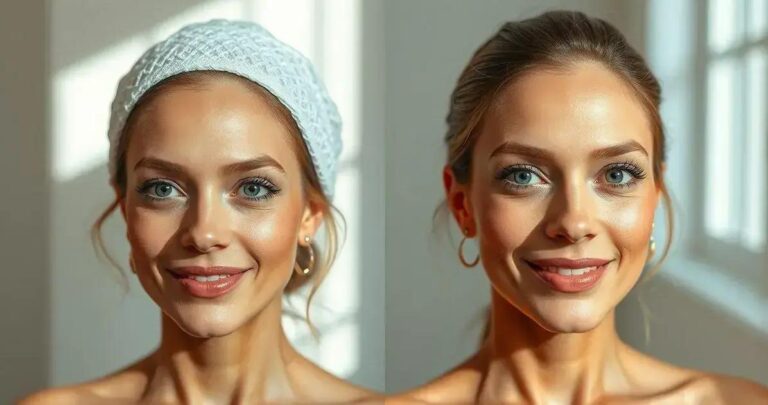 Radiofrequência antes e depois