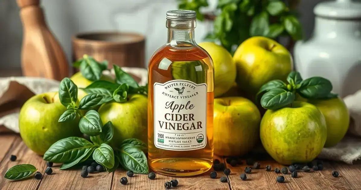 vinagre de maçã para que serve