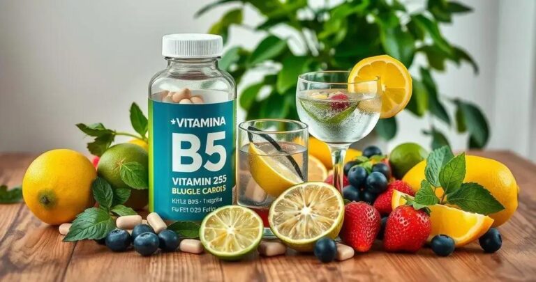 Vitamina B5 estresse