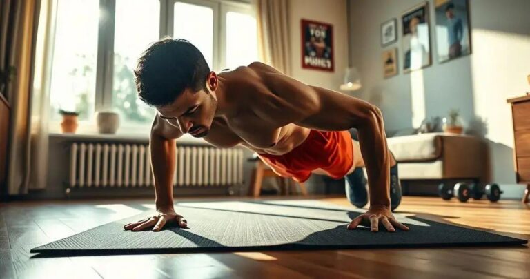 exercícios com peso do corpo para ganhar massa