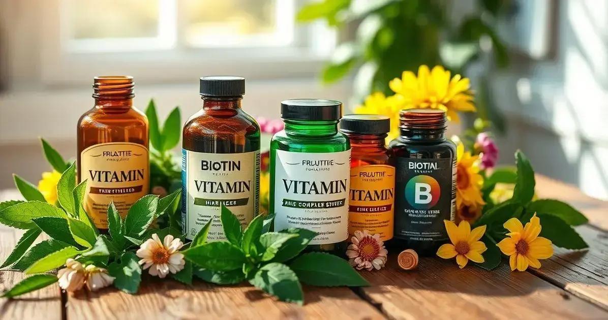 Melhores vitaminas para queda de cabelo