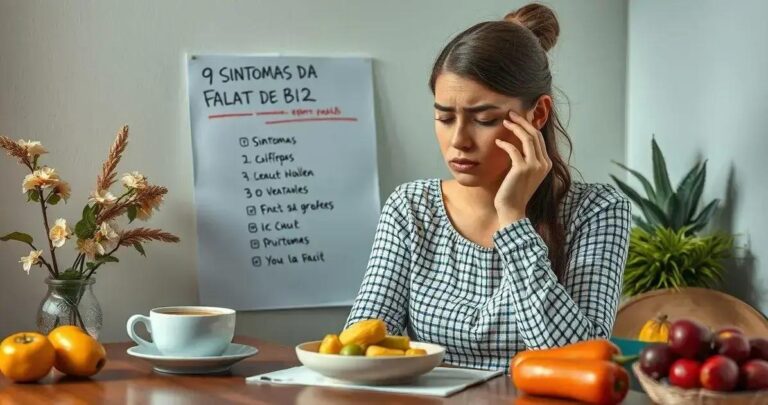sintomas de deficiência de vitamina b12