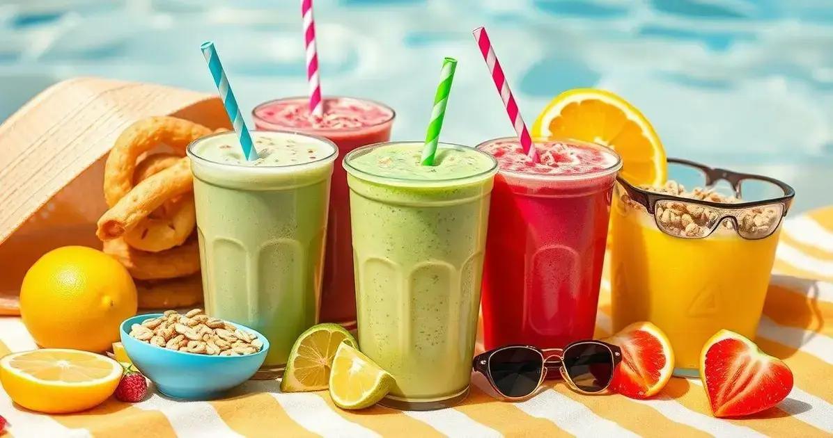 snacks para levar para praia ou piscina