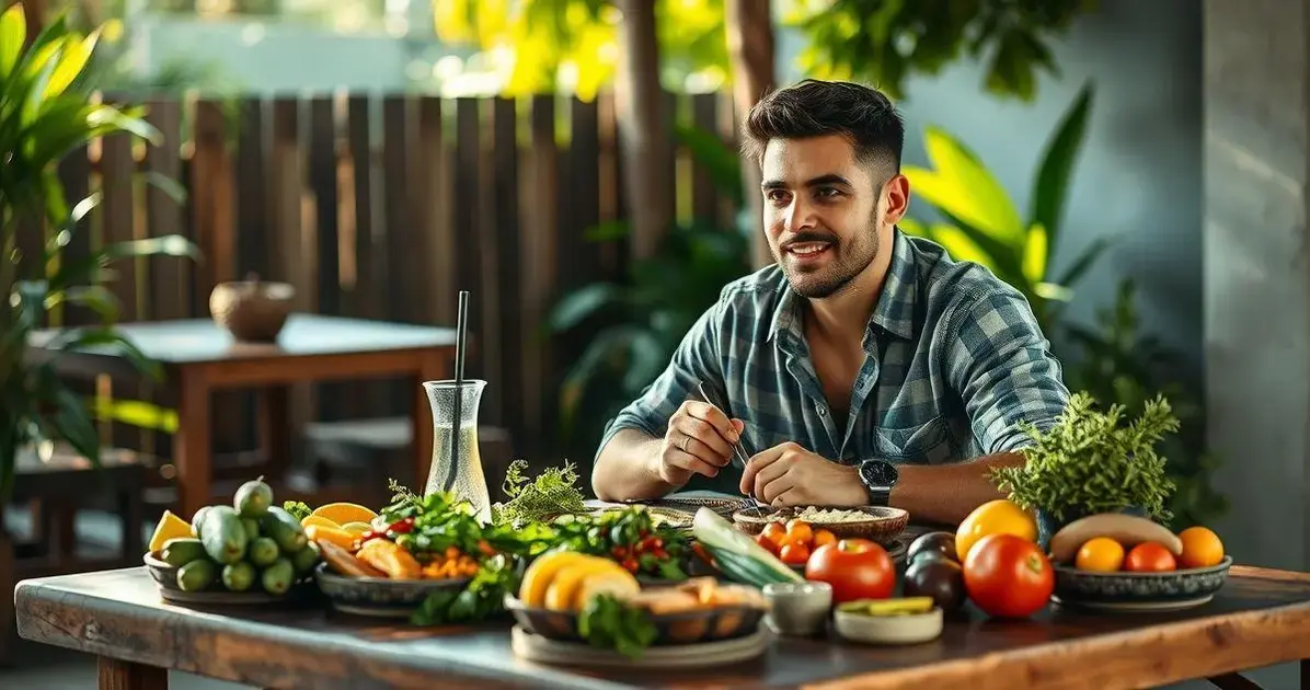 alimentação para homens