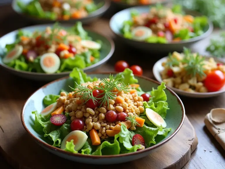 Saladas Criativas: Sabores e Texturas Inovadoras