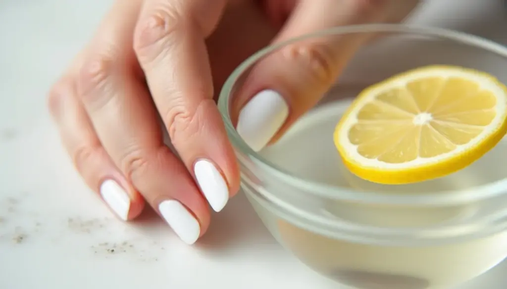 Unhas Amareladas? Clareie com Vinagre Branco!