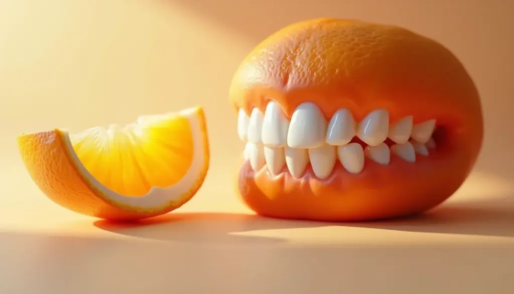 Dentes Mais Brancos: O Segredo da Casca de Laranja