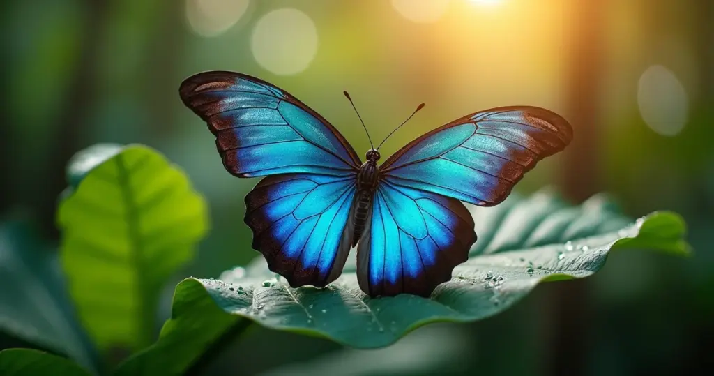 Borboleta azul significado: sua transformação começa aqui