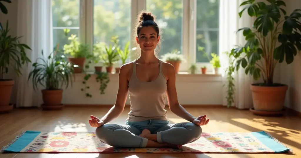 Como fazer yoga em 10 minutos: sua paz diária sem flexibilidade