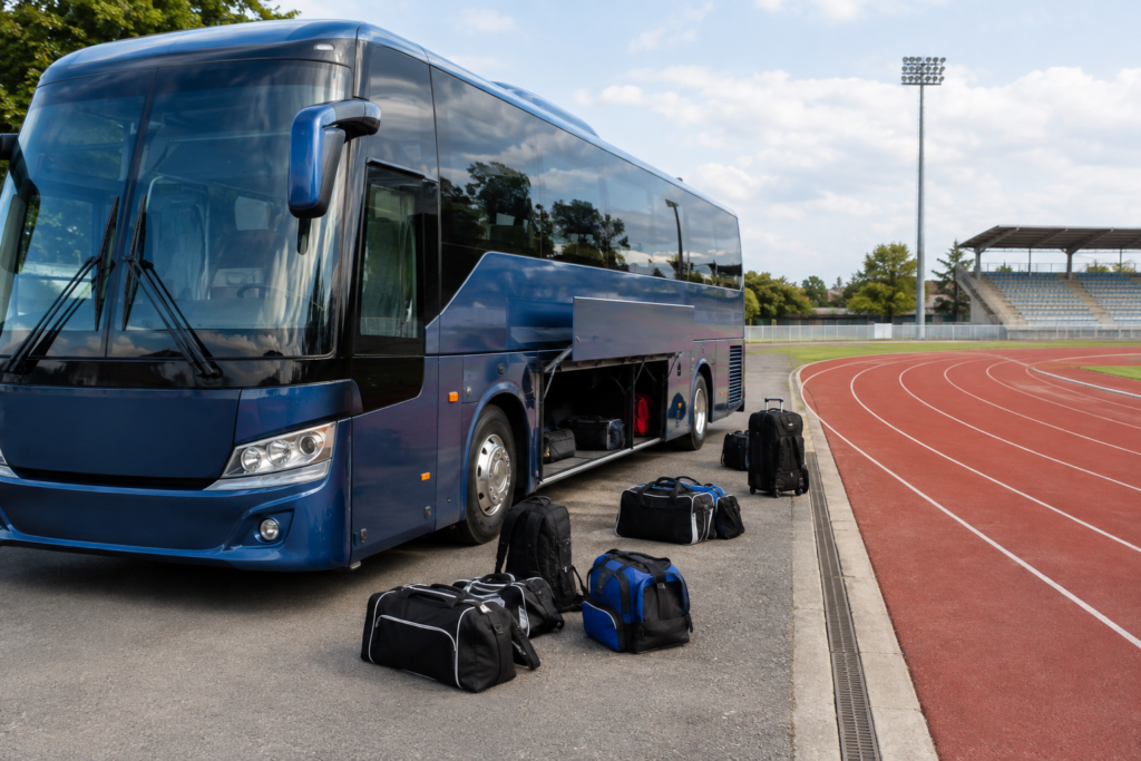 O município informa oferecer passagens, transporte e alimentação aos atletas.