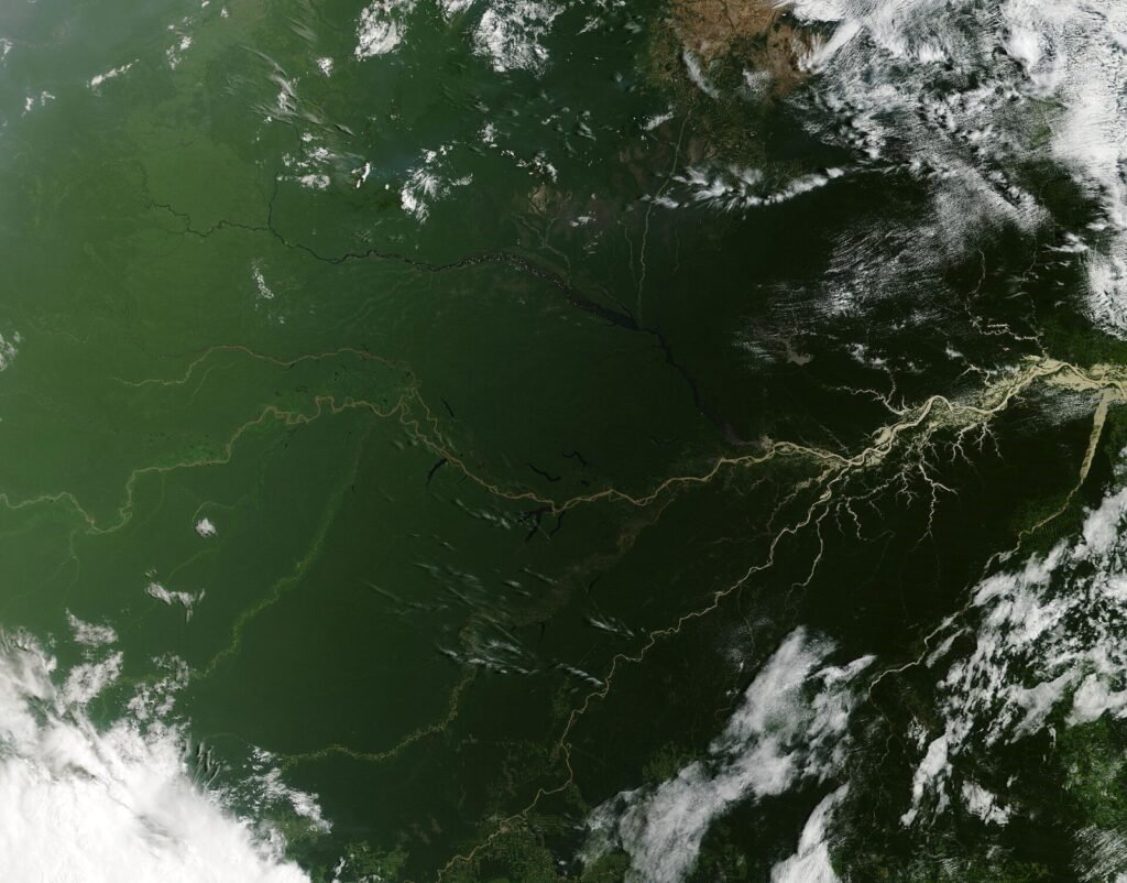 On March 22, 2026, the Moderate Resolution Imaging Spectroradiometer (MODIS) on NASA’s Terra satellite acquired this true-color image of a nearly clou