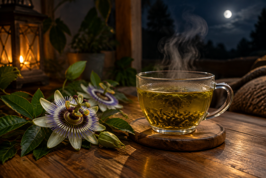 Chá de passiflora pode ajudar no relaxamento, mas exige cautela Chá de passiflora pode ajudar no relaxamento, mas exige cautela
