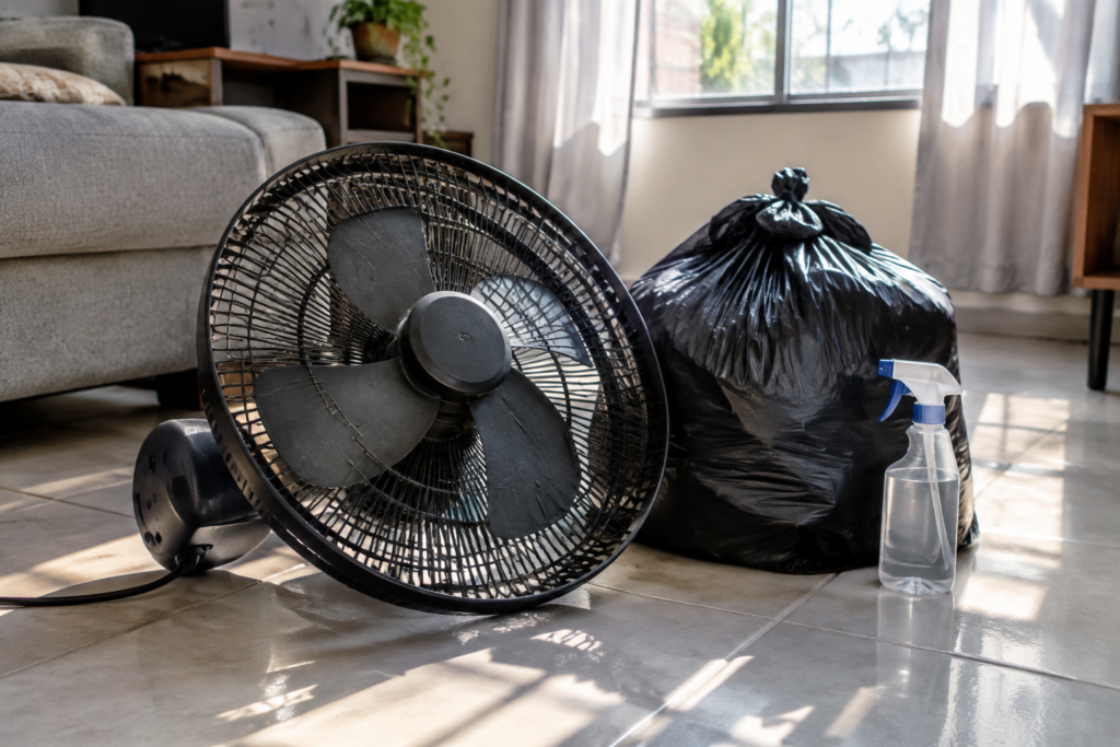Onda de calor eleva atenção à limpeza de ventiladores em casa